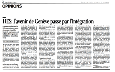 L’avenir de Genève passe par l’intégration