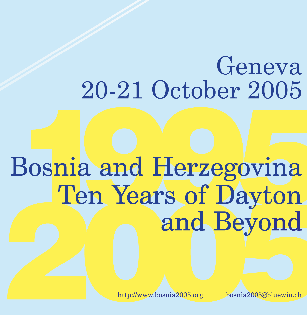 Bosnia and Herzegovina: Ten Years of Dayton and Beyond
