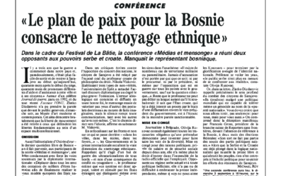 Le plan de paix pour la Bosnie consacre le nettoyage ethnique