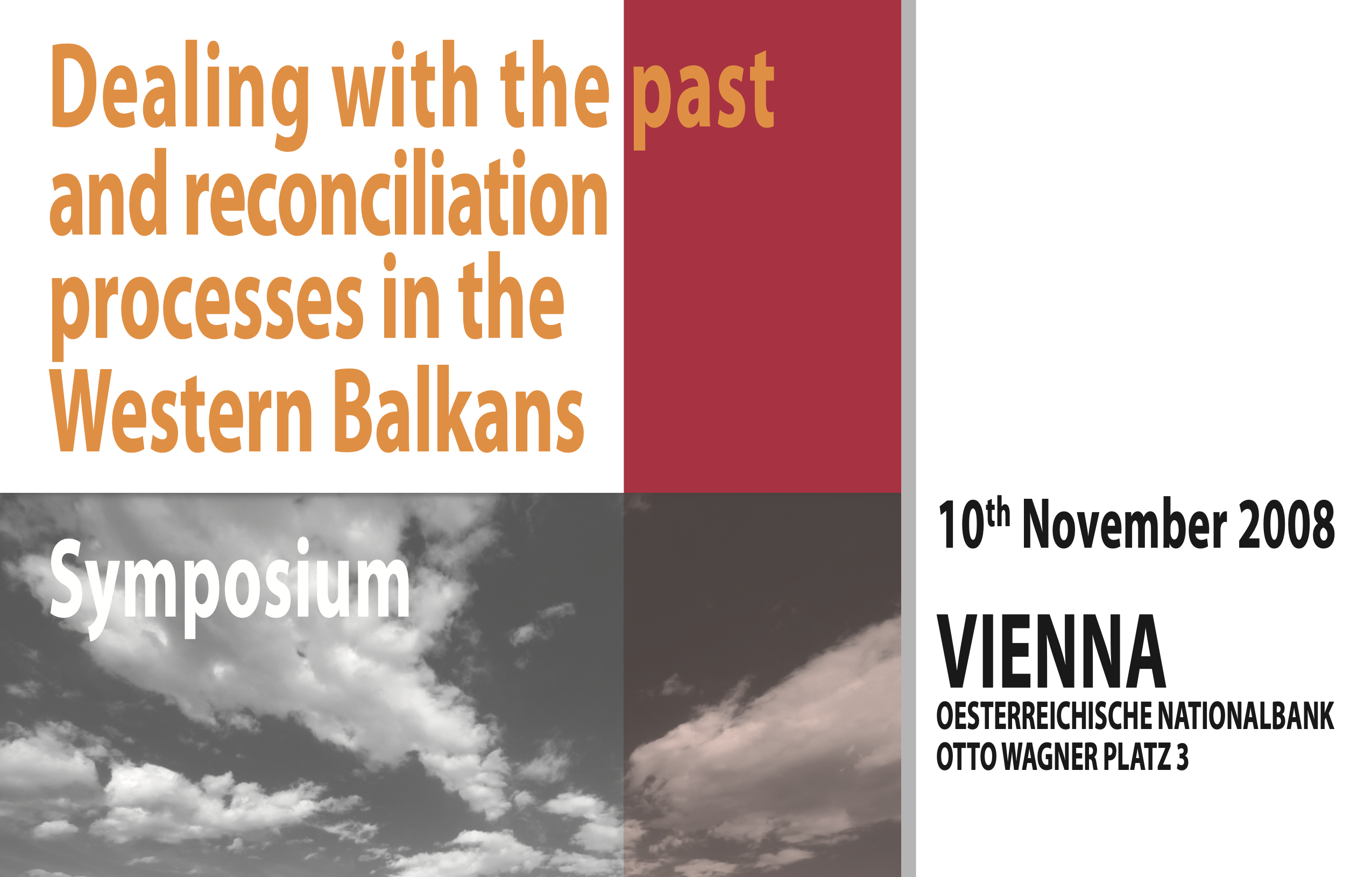 Dealing with the past and reconciliation processes in the Western Balkans