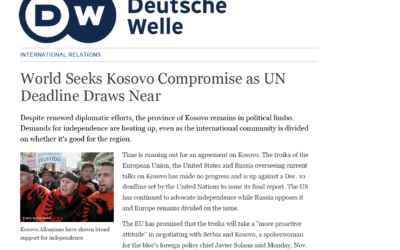 World Seeks Kosovo Compromise as UN Deadline Draws Near