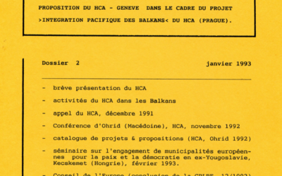 Proposition du hCa Genève